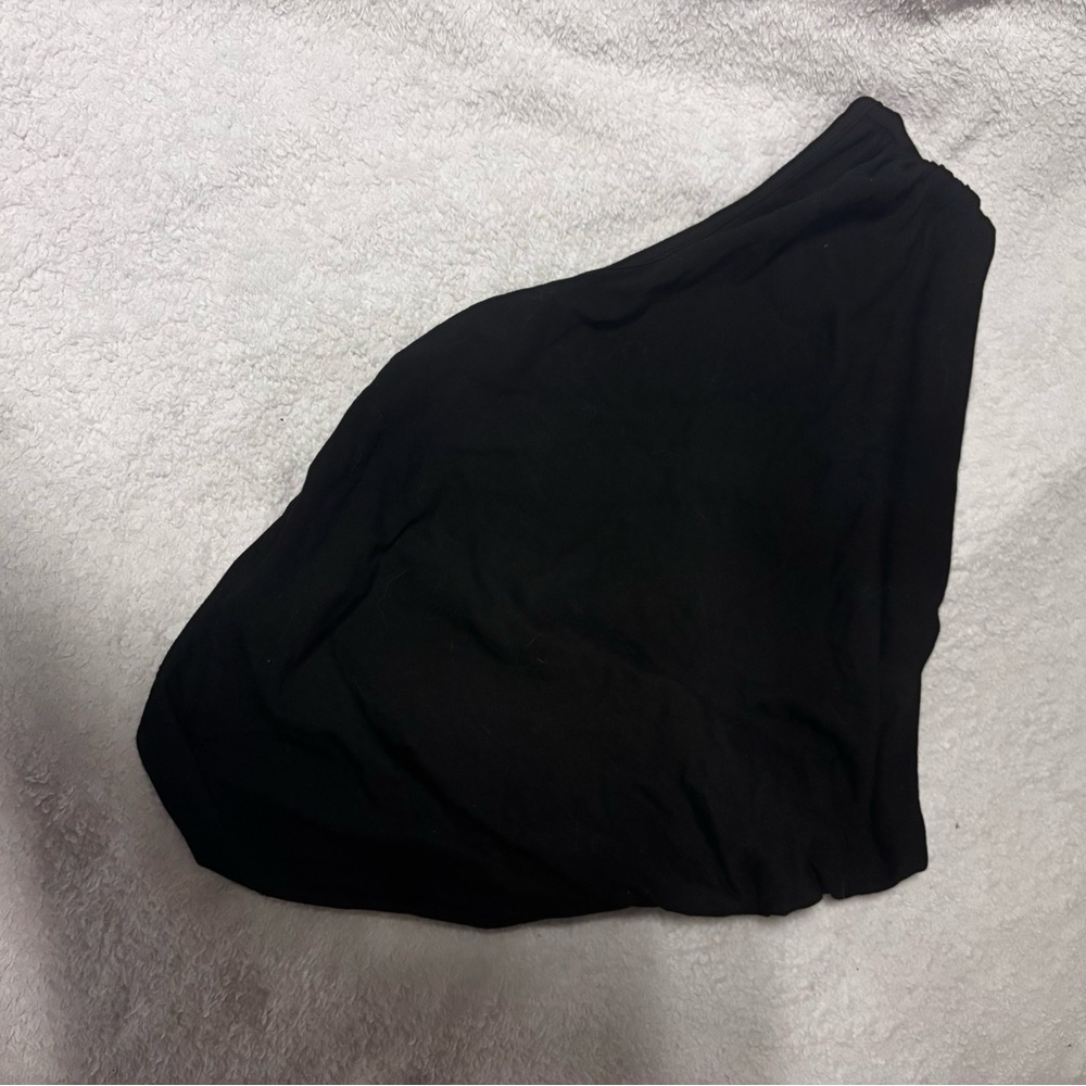 SHEIN Asymmetrical Black Skirt
